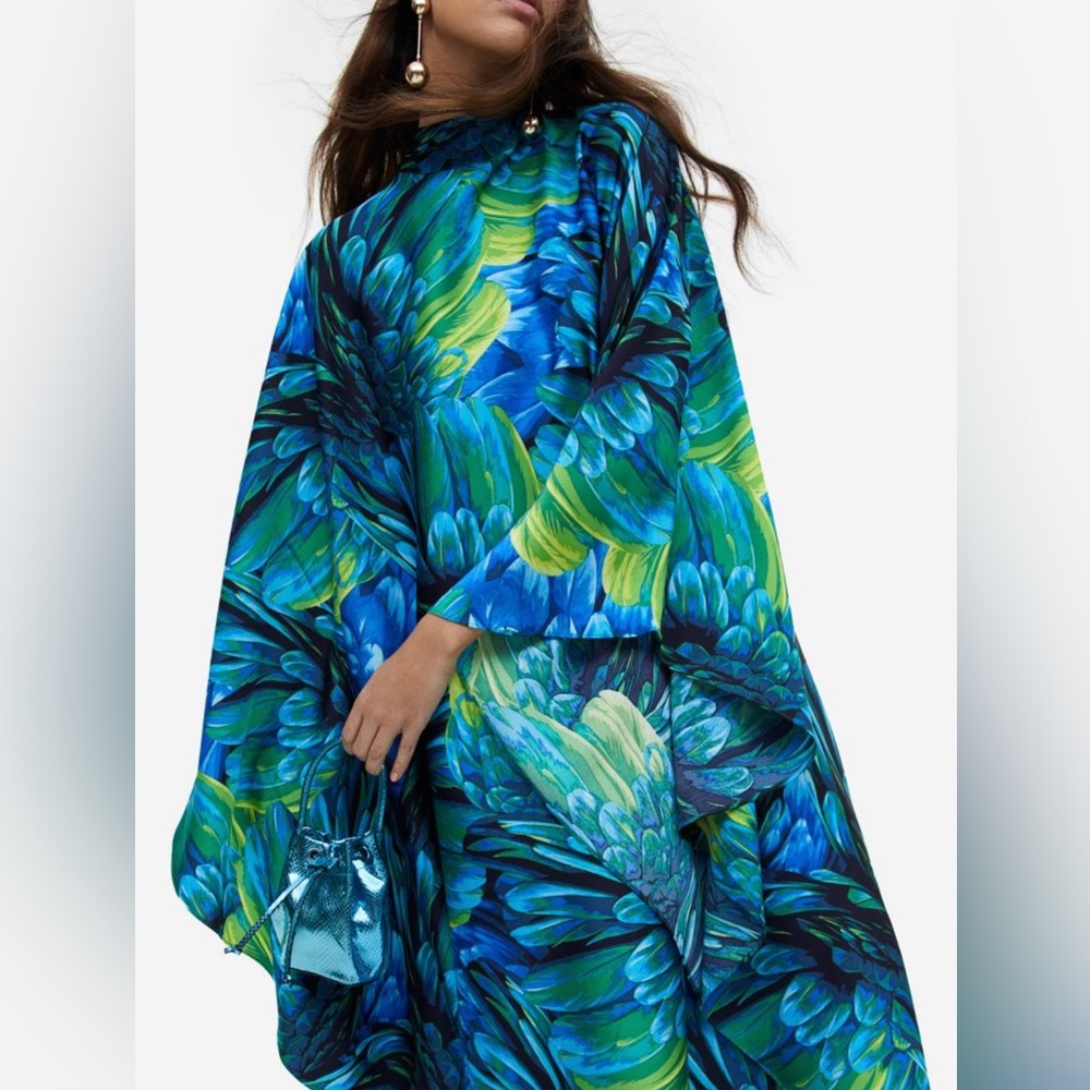 H&M Satin Kaftan Dress